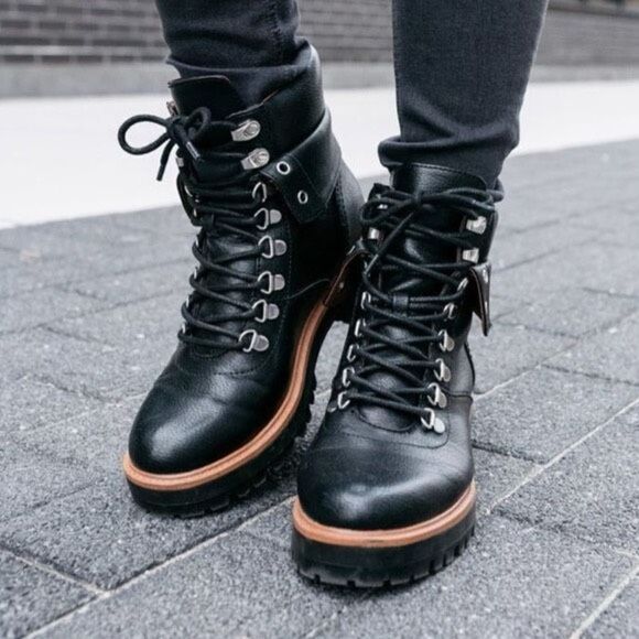 ✨indigo Ariana Combat Boots✨ - Picture 2 of 10